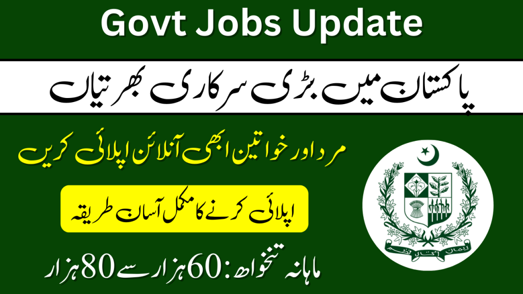Latest Govt Jobs In Pakistan 2023